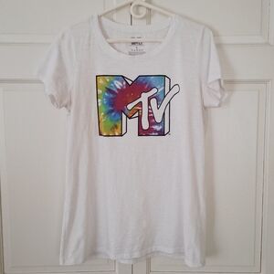 MTV tie dye graphic t-shirt